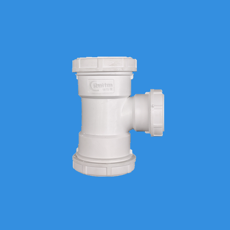 單插異徑順?biāo)ㄘ璈DPE螺旋壓蓋靜音管